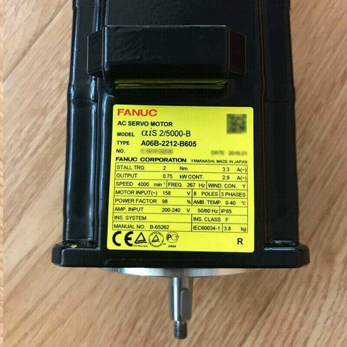 1PC Fanuc A06B-2212-B605 Servo Motor One ping
