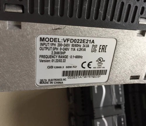1PC Delta VFD022E21A Inverter 2.2KW 220V ping