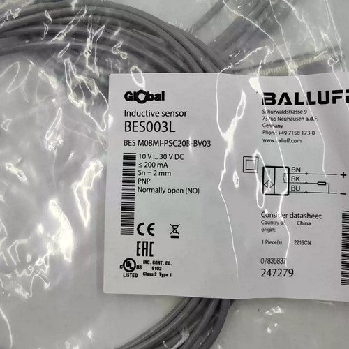 BALLUFF BES003L BES M08MI-PSC20B-BV03 Sensor One Free Shipping