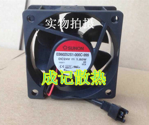1pcs  SUNON EB60252S1-000C-999 6025 24V 1.8w 6CM inverter fan