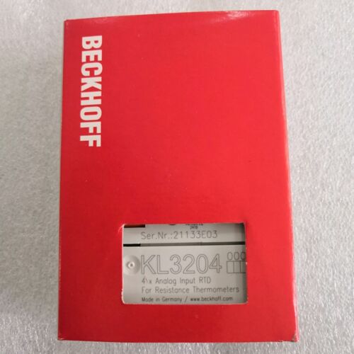 Beckhoff KL3204 New PLC Module for Automation Control - BECKHOFF