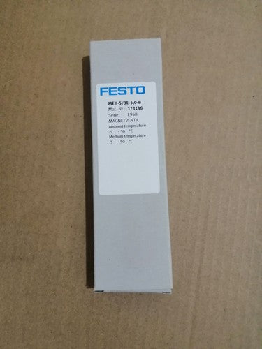 Festo MEH-5/3E-5,0-B 173146 Solenoid Valve One ping