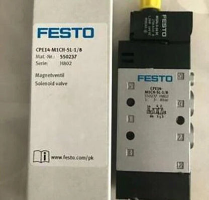 1PCS FESTO CPE14-M1CH-5L-1/8 550237 solenoid valve