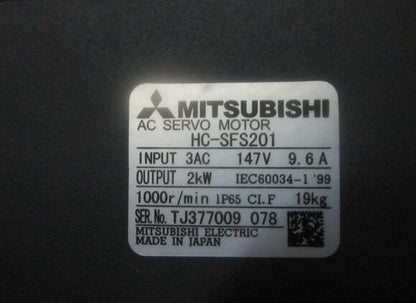 1PC Mitsubishi HC-SFS201 Servo Motor HCSFS201 ping