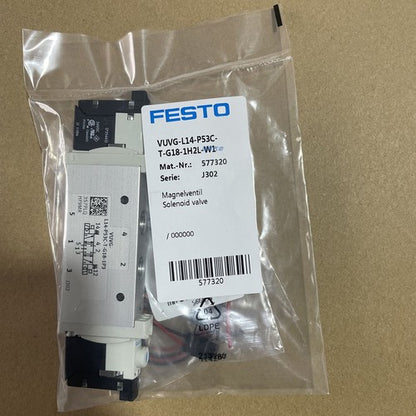 Festo VUVG-L14-P53C-T-G18-1H2L-W1 577320 Solenoid Valve One Free Shipping