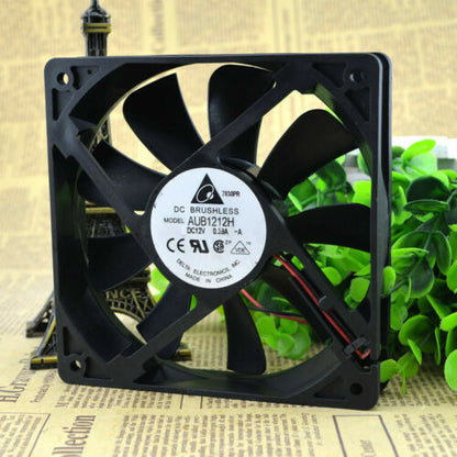1pcs Delta AUB1212H 12025 12V 0.39A 12CM fan