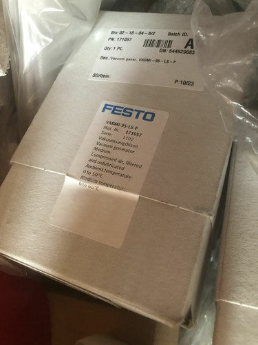 Festo VADMI-95-LS-P 171057 Vacuum Generator One VADMI95LSP