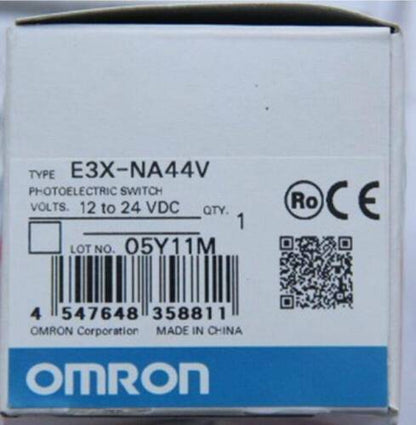 Omron E3X-NA44V Photoelectric Sensor with Amplifier - 1PC - OMRON