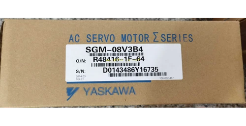 Yaskawa SGM-08V3B4 Servo Motor 1PC ping SGM08V3B4