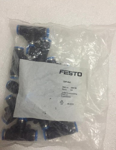 10PCS/1bag Festo QST-8-6 153136 Connector Free Shipping QST86