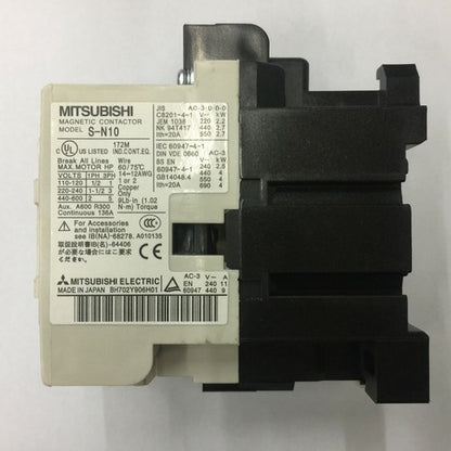 Mitsubishi S-N10 AC220V Contactor SN10 1PC Free Shipping