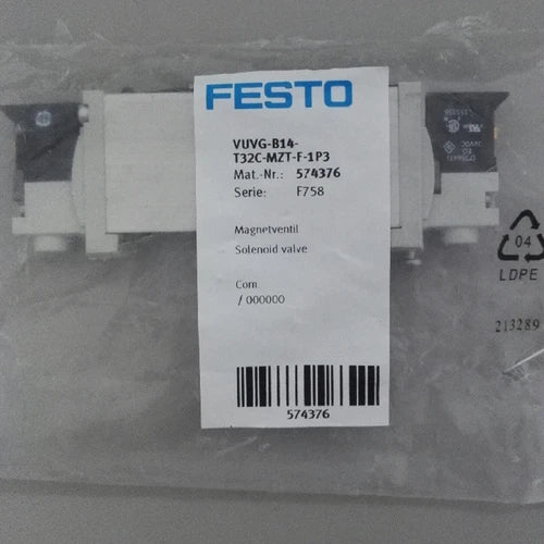 Festo VUVG-B14-T32C-MZT-F-1P3 574376 Solenoid Valve One Free Shipping