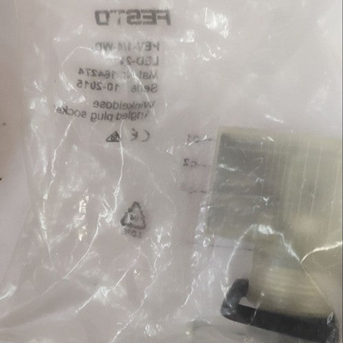 Festo PEV-1/4-WD-LED-24 164274 Plug Socket One Free Shipping PEV1/4WDLED2