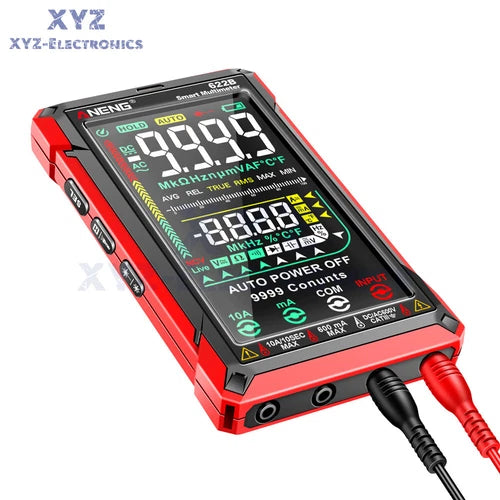 ANENG 622B Digital Smart Multimeter Auto Range DC/AC Meter infrared Laser Lamp #
