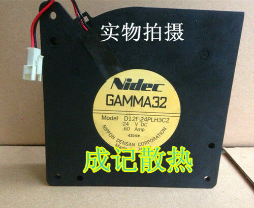 1pcs  NIDEC GAMMA32 D12F-24PLH3C2 24V 0.60A 12032 12CM inverter fan