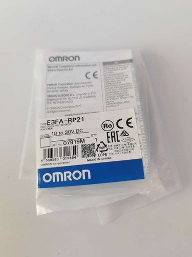 Omron E3FA-RP21 Photoelectric Sensor Free Shipping One E3FARP21