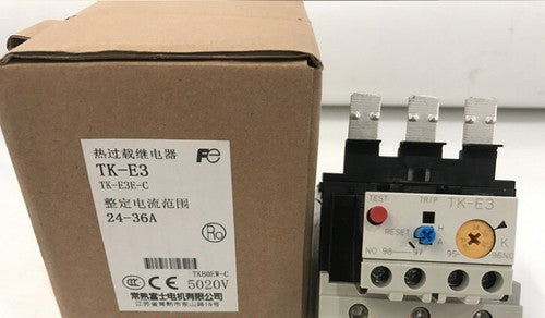 Fuji TK-E3 24-36A Thermal Overload Relay 1PC Free Shipping