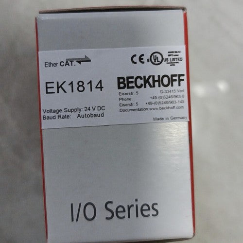 Beckhoff EK1814 Module One In Box ping