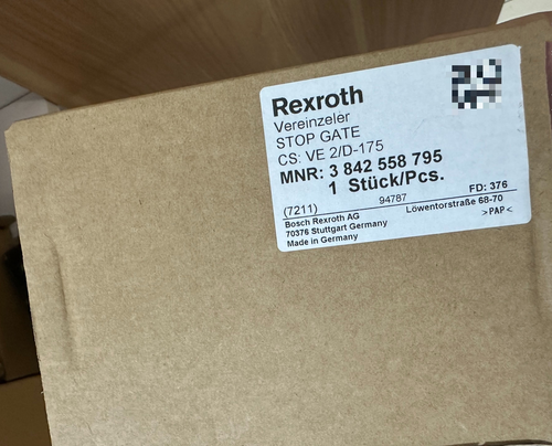 1PC  Rexroth Stop Gate VE2/D-175 MNR: 3842558795 ping