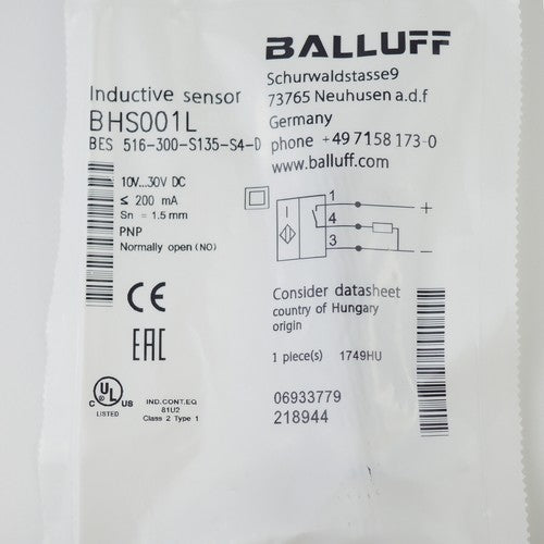 BALLUFF BES 516-300-S135-S4-D Proximity Switch Sensor One Free Shipping