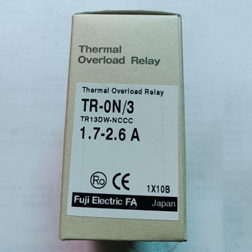 Fuji TR-ON/3 1.7-2.6A Thermal Overload Relay 1PC Free Shipping TRON/3