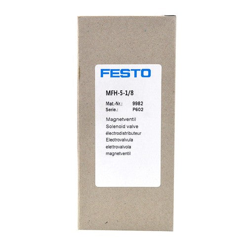 Festo MFH-5-1/8 9982 Solenoid Valve One Free Shipping MFH51/8