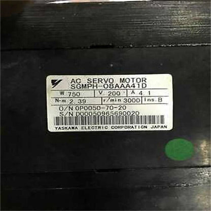 Yaskawa SGMPH-08AAA41D Servo Motor 1PC SGMPH08AAA41D ping