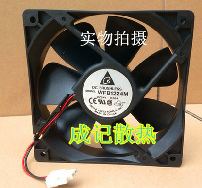 1pcs Delta WFB1224M 12025 DC24V 0.2A 12cm inverter fan