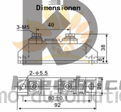 1PC MD90A1600V anti-diode 90A 1600V anti-back charge diode