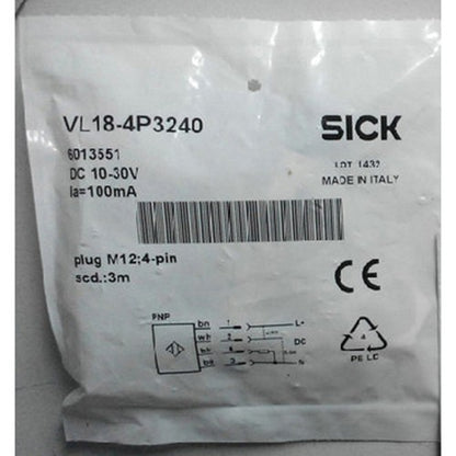 SICK VL18-4P3240 Photoelectric Switch One Free Shipping VL184P3240