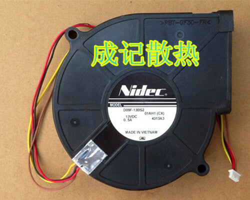 1pcs  NIDEC D09F-13BS2 9CM 13V 0.5A 4-wire projector fan