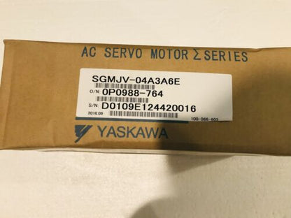 1PC YASKAWA AC SERVO MOTOR SGMJV-04A3A6E