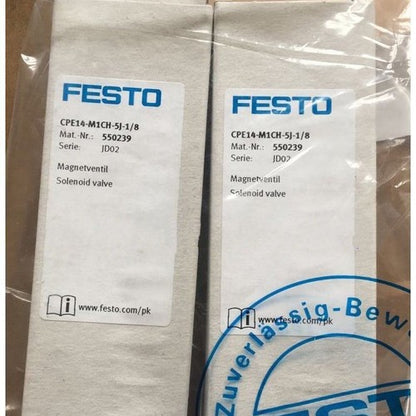Festo CPE14-M1CH-5J-1/8 550239 Solenoid Valve One Free Shipping