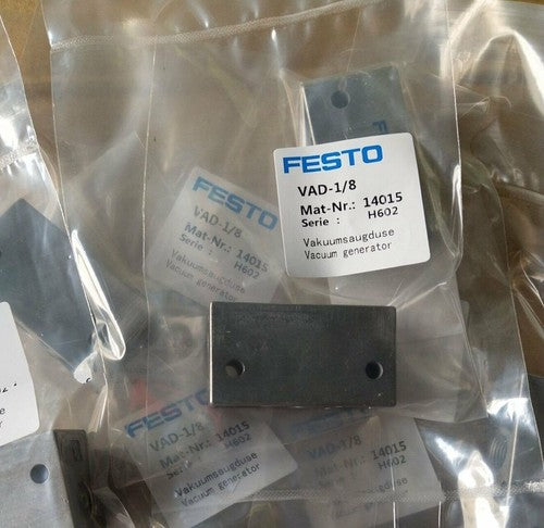 Festo VAD-1/8 14015 Vacuum Generator  One VAD1/8 Free Shipping