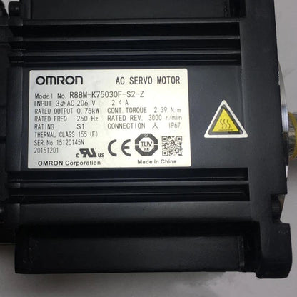 Omron R88M-K75030F-S2-Z Servo Motor 1PC ping R88MK75030FS2Z