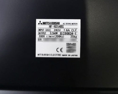 Mitsubishi HF-H354BS Servo Motor 1PC ping HFH354BS