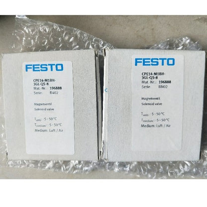 One Festo CPE14-M1BH-3GL-QS-8 196888 Solenoid Valve Free Shipping