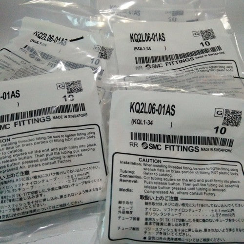 10PCS SMC KQ2L06-01AS Fittings Free Shipping KQ2L0601AS
