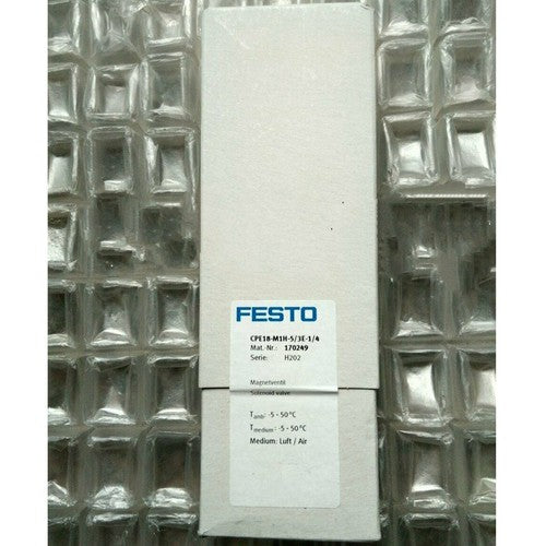 Festo CPE18-M1H-5/3E-1/4 170249 Solenoid Valve One CPE18M1H5/3E1/4