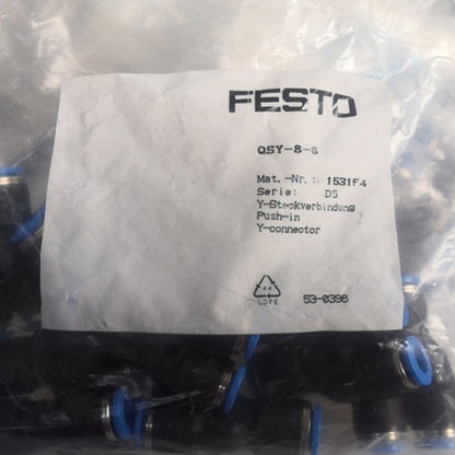 10PCS/1bag Festo QSY-8-6 153154 Connector Free Shipping QSY86