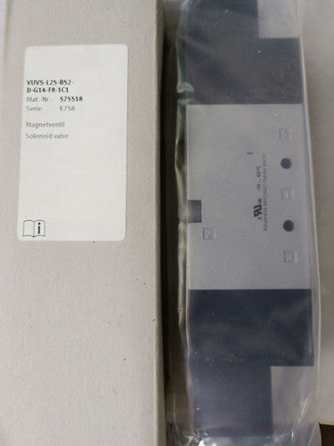 One Festo VUVS-L25-B52-D-G14-F8-1C1 Solenoid Valve Free Shipping