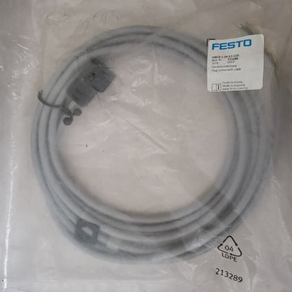 Festo KMEB-1-24-2.5-LED 151688 With Cable Socke One Free Ship KMEB1242.5LED