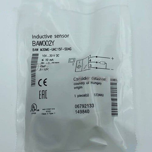 BALLUFF BAW M30ME-UAC15F-S04G Proximity Switch One Free Shipping