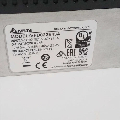 1PC Delta VFD022E43A Inverter 380V 2.2KW ping