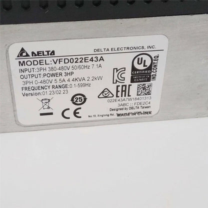 1PC Delta VFD022E43A Inverter 380V 2.2KW ping