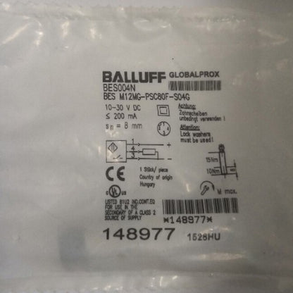 BALLUFF BES004N BES M12MG-PSC80F-S04G Sensor One Free Shipping