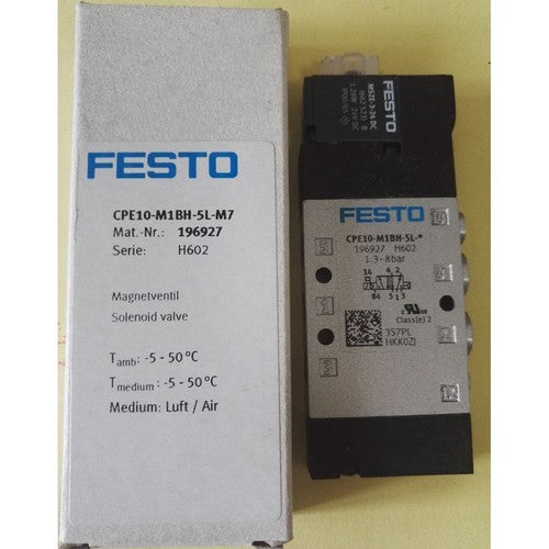 Festo CPE10-M1BH-5L-M7 196927 Solenoid Valve One Free Shipping CPE10M1BH5LM7