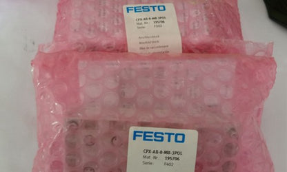 Festo CPX-AB-8-M8-3POL 195706 One Free Shipping CPXAB8M83POL