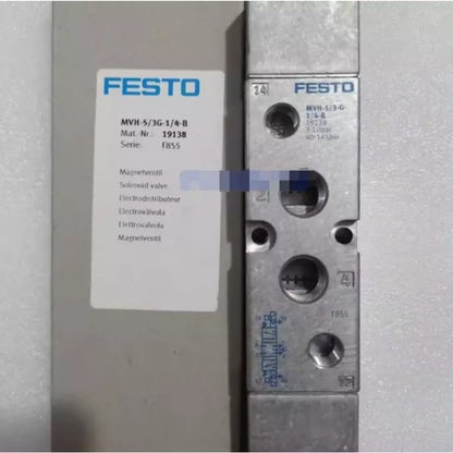 Festo MVH-5/3G-1/4-B 19138 Solenoid Valve One MVH5/3G1/4B
