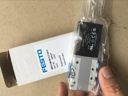 Festo MHE2-MS1H-5/2-QS-4 525117 Solenoid Valve  One MHE2MS1H5/2QS4